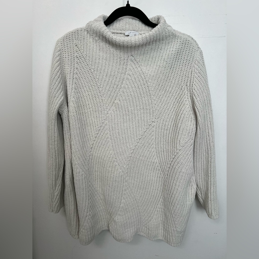J. Jill Chenille Knitted Cowl Neck Sweater XL